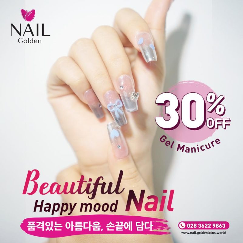 Beautiful Nails, Happy Mood _30% OFF Gel Manicure