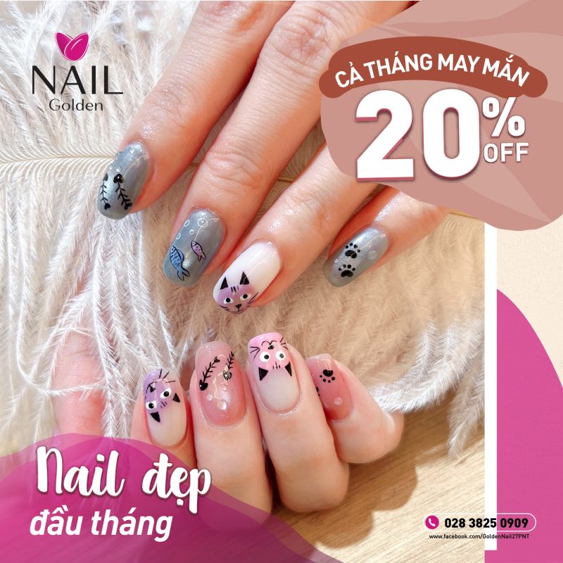 NAIL ĐẸP ĐẦU THÁNG - CẢ THÁNG MAY MẮN RỦNG RỈNH 1