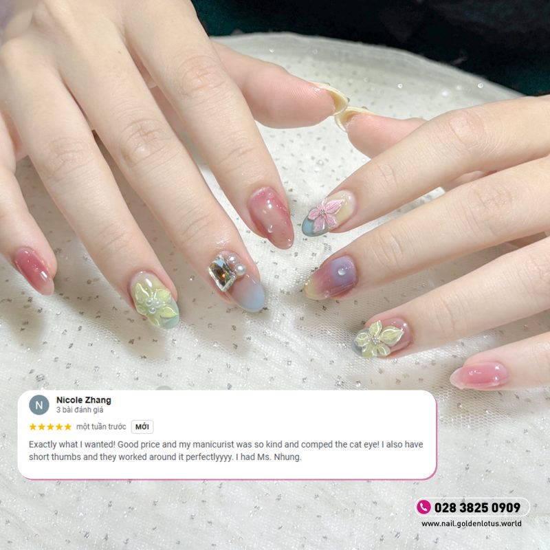 Cảm xúc đầu tiên sau khi làm nail tại Golden Nail 2